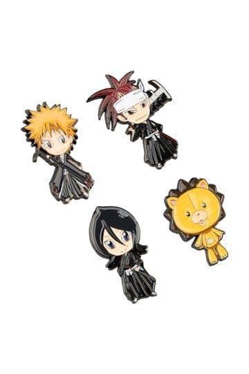 Bleach Pin Badges Set of 4