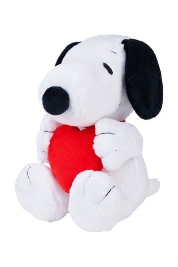 Peanuts Plush Figure Snoopy Sitting with Heart 25 cm