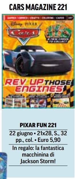 Cars Magazine 221 - Pixar Fun 221 - Panini Comics - Italiano