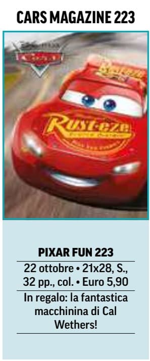 Cars Magazine 223 - Pixar Fun 223 - Panini Comics - Italiano