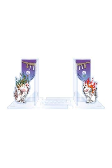 Okami 20th Anniversary Reprint Art Project Acrylic Bookends 14 cm