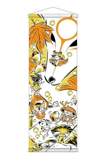 Okami 20th Anniversary Reprint Art Project Tapestry Autumn 74 x 28 x 2 cm