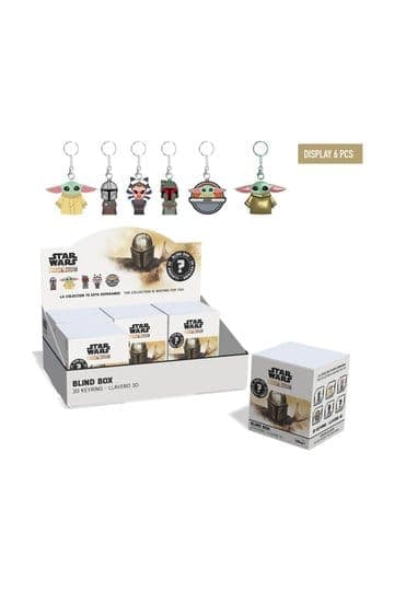 Star Wars Keychain The Mandalorian Blind Box Display (6)