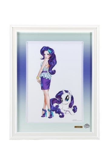 My Little Pony Chara Fine Graph Art Print Bishoujo Rarity 43 cm