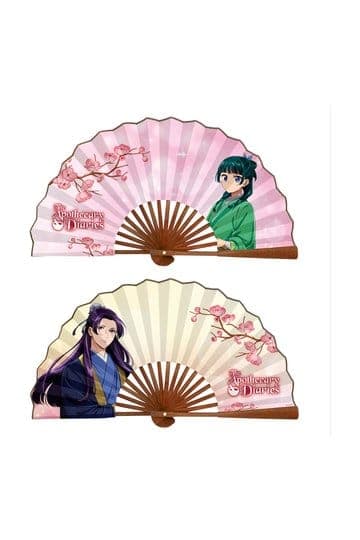 The Apothecary Diaries Japanese Bamboo Fan Maomao & Jinshi
