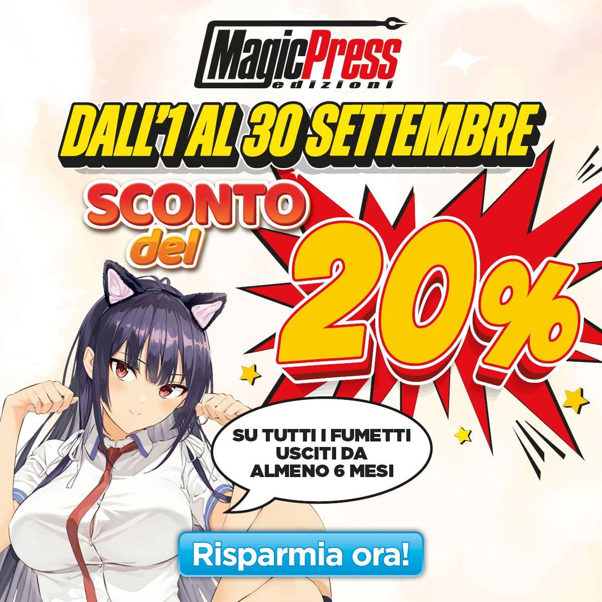 Magic Press sconto fumetti e manga -20%