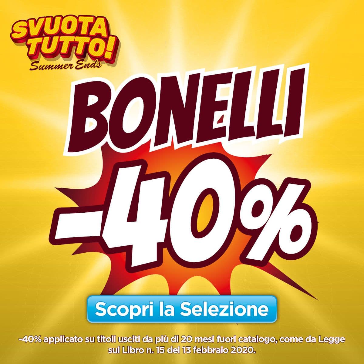Svuotatutto Fumetti Bonelli a sconto -40%