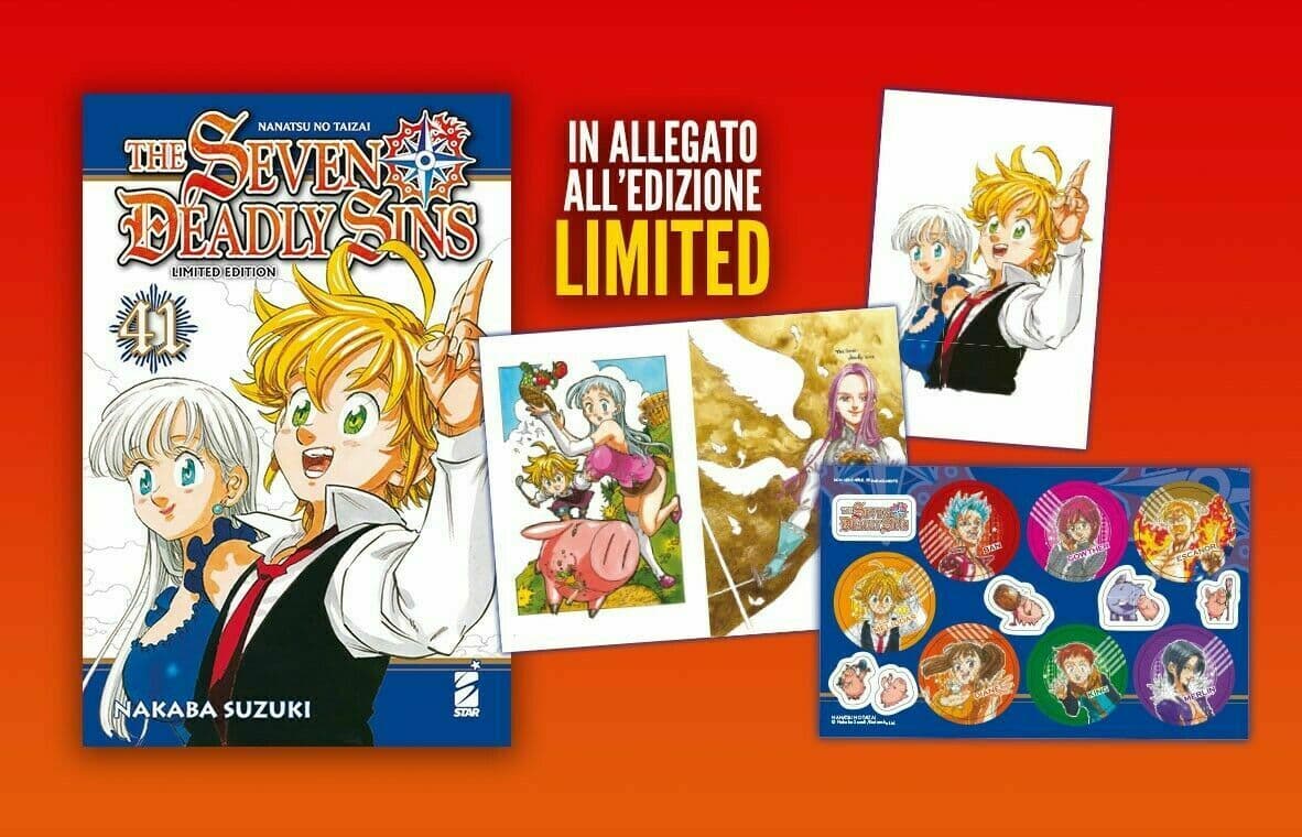 The Seven Deadly Sins 41 - Limited Edition - Stardust 98 - Edizioni Star Comics - Italiano