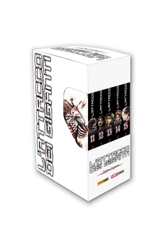L'Attacco dei Giganti Cofanetto 3 (11-15) - Panini Comics - Italiano