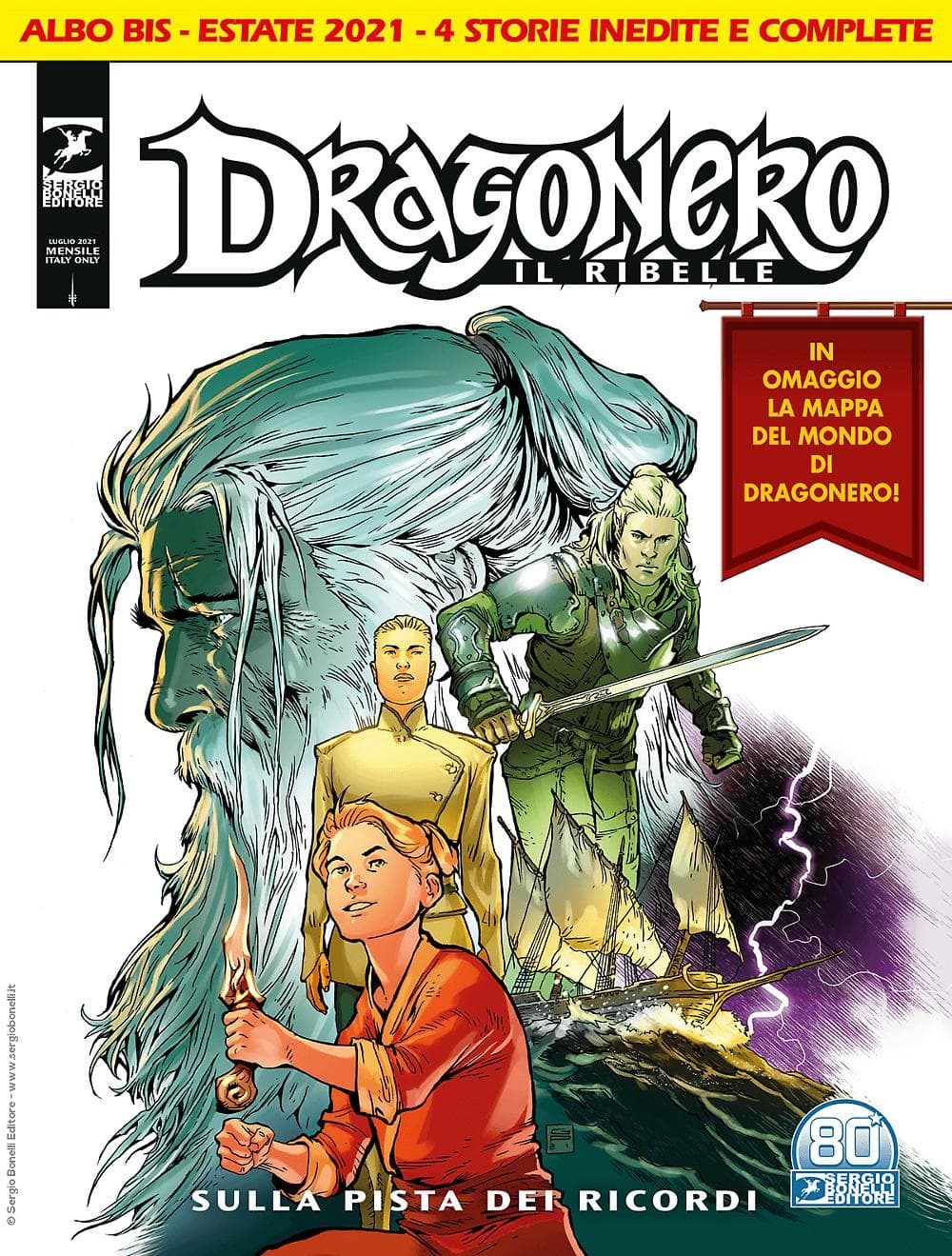 Dragonero il Ribelle 21 Bis - Sulla Pista dei Ricordi - Sergio Bonelli Editore - Italiano