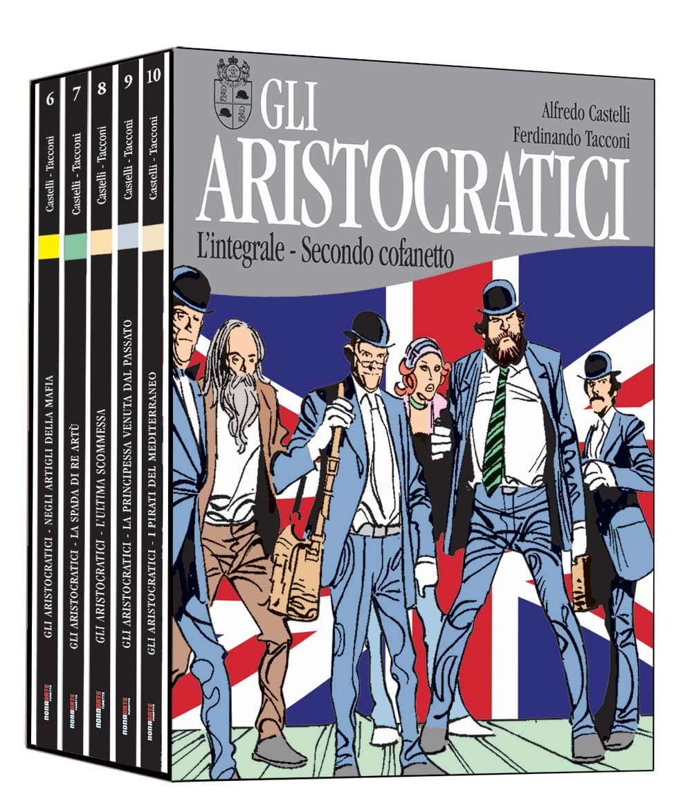 Gli Aristocratici - L'Integrale Vol. 10 - I Pirati del Mediterraneo + Cofanetto Vuoto - Nona Arte - Editoriale Cosmo - Italiano
