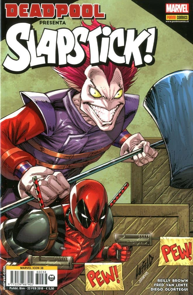 Deadpool Presenta - Slapstick - Marvel Icon 38 - Panini Comics - Italiano