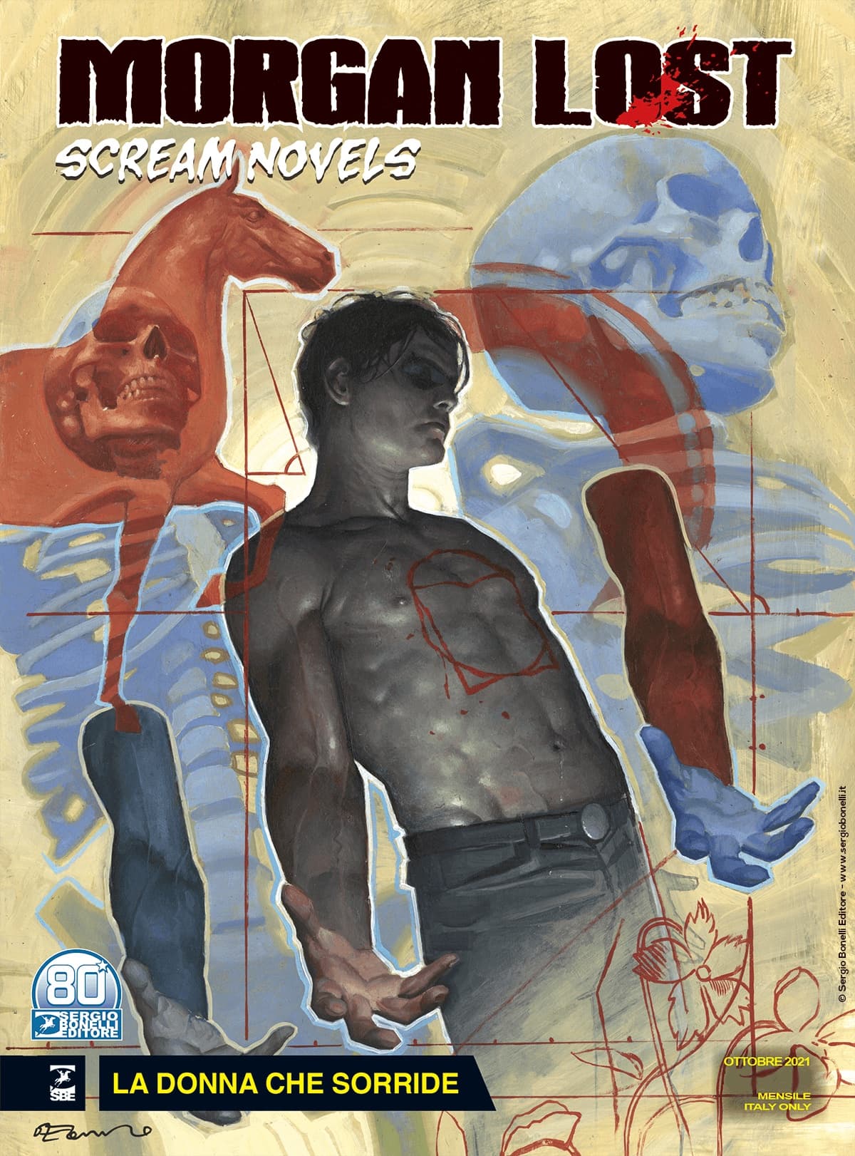Morgan Lost - Scream Novels 4 - La Donna che Sorride - Morgan Lost 58 - Sergio Bonelli Editore - Italiano