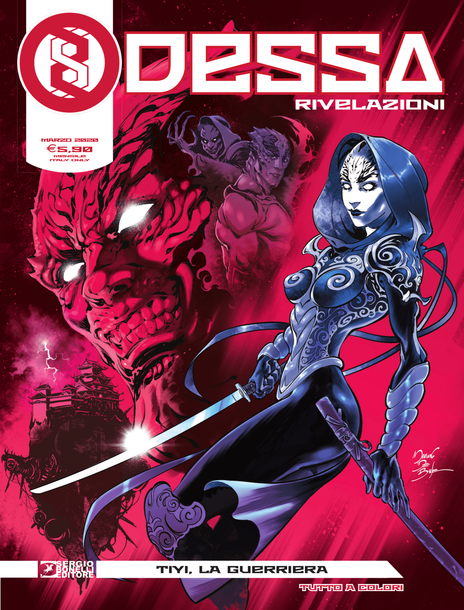 Odessa Rivelazioni 4 (10) - Tiyi, la Guerriera - Sergio Bonelli Editore - Italiano