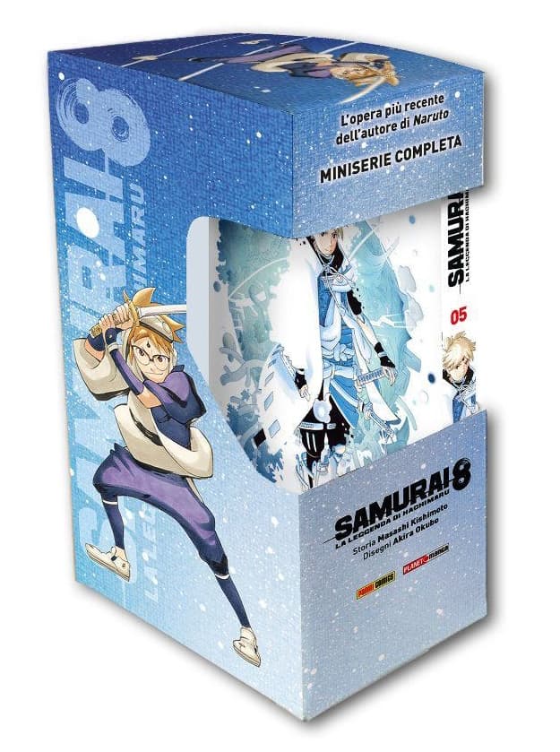 Samurai 8 - La Leggenda di Hachimaru Cofanetto Vuoto (Contiene Samurai 8 5) - Panini Comics - Italiano