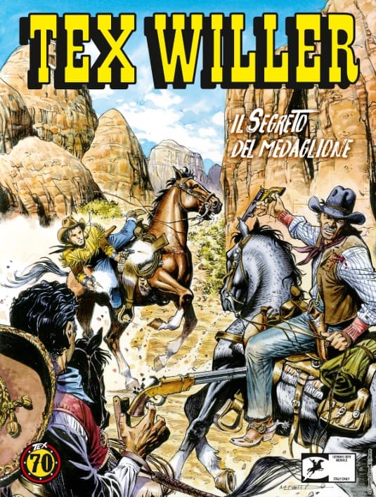 Tex Willer 3 - Il Segreto del Madaglione - Sergio Bonelli Editore - Italiano