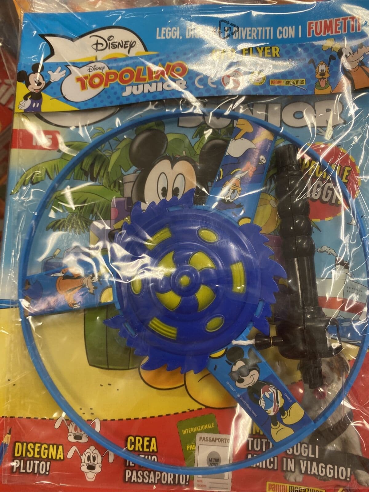 Topolino Junior 5 + Ufo Flyer - Disney Play 19 - Panini Comics - Italiano