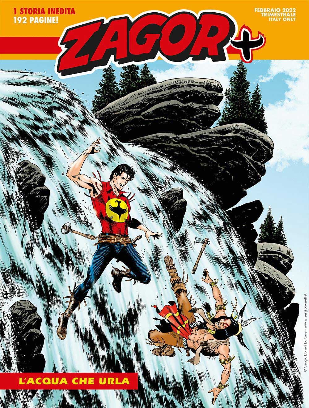 Zagor Più 4 - L'Acqua che Urla - Maxi Zagor 45 - Sergio Bonelli Editore - Italiano