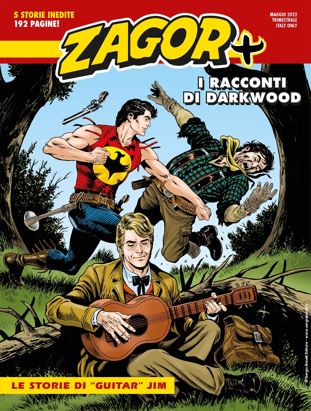 Zagor Più 5 - Le Storie di “Guitar” Jim - Maxi Zagor 46 - Sergio Bonelli Editore - Italiano
