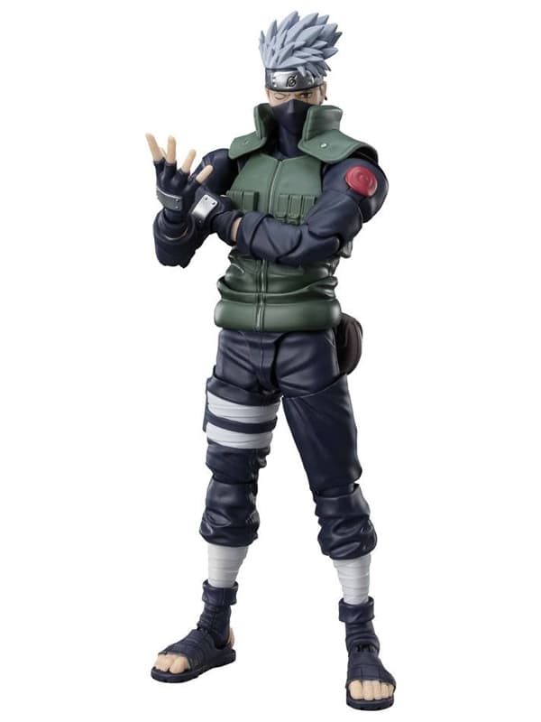 Naruto Shippuden S.H. Figuarts Action Figure Kakashi Hatake -The famed Sharingan Hero
