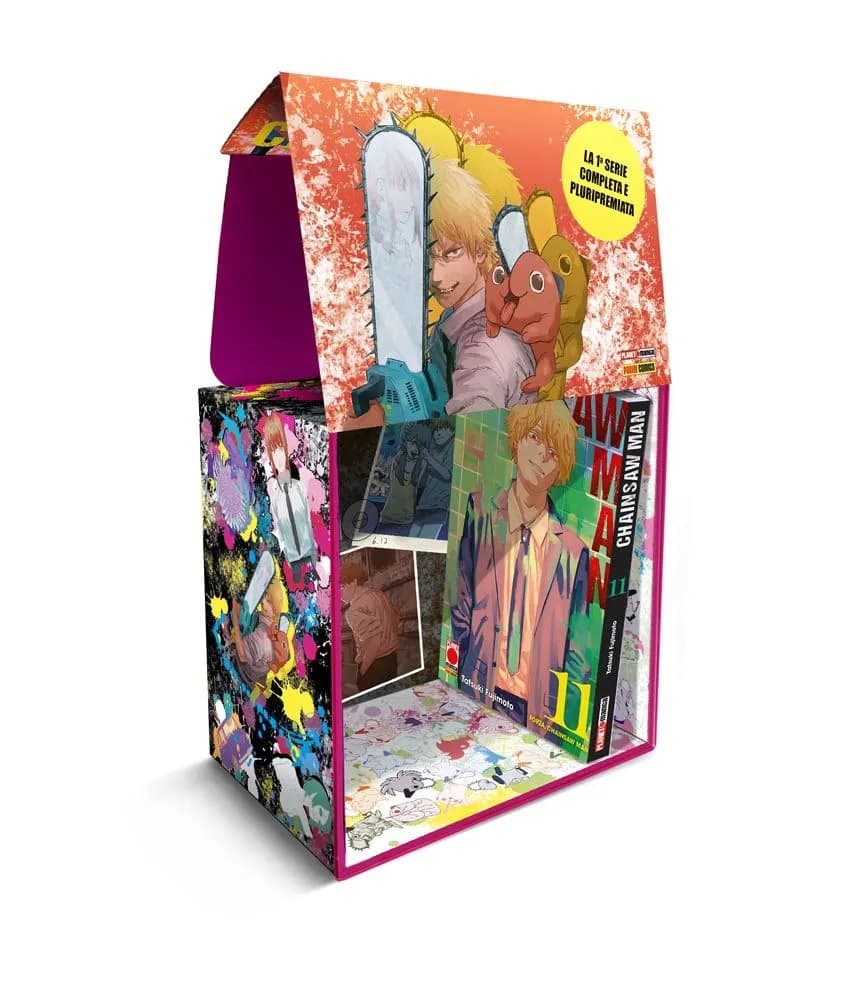 Chainsaw Man 11 + Cofanetto Vuoto - Monsters 21 - Panini Comics - Italiano