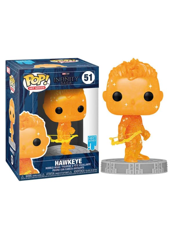 Hawkeye - The Infinity Saga - Art Series con Plecsiglas Sigillato - Funko Pop #51 - Art Series