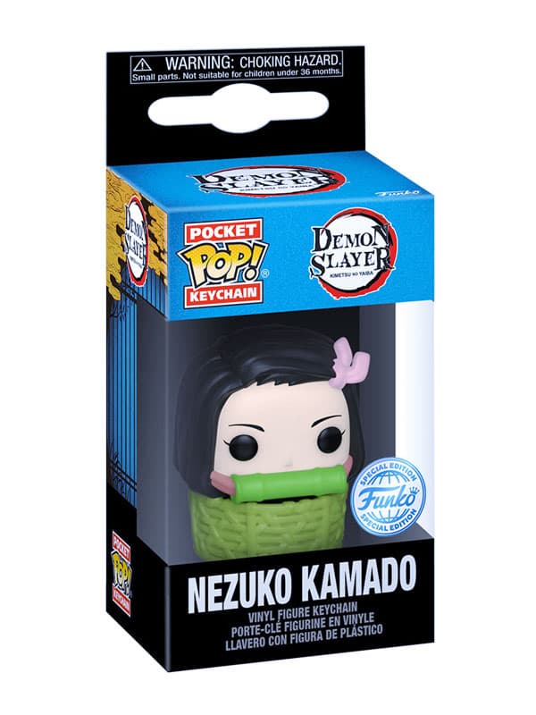 Demon Slayer: Kimetsu no Yaiba - Nezuko Kamado - Pocket POP! Keychain - Special Edition