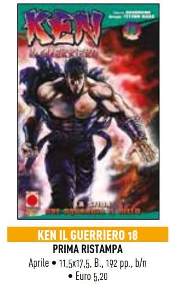 Ken Il Guerriero 18 - Prima Ristampa - Panini Comics - Italiano