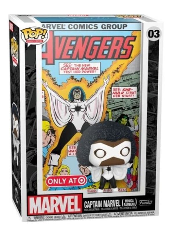 Marvel - Captain Marvel 9 cm - Art Cover Vinyl Figure #03