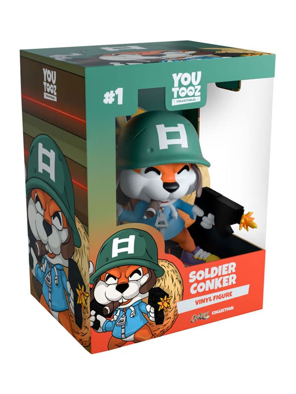 Conker's Bad Fur Day - Soldier Cronker - Vinyl Figure #1 12 cm - Youtooz