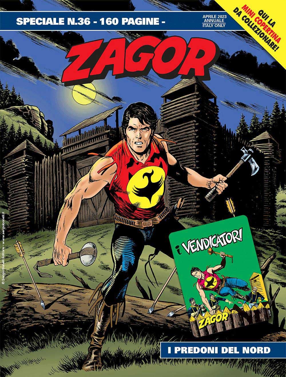 Zagor Speciale 36 - I Predoni del Nord - Cover B - Zagor 44 - Sergio Bonelli Editore - Italiano