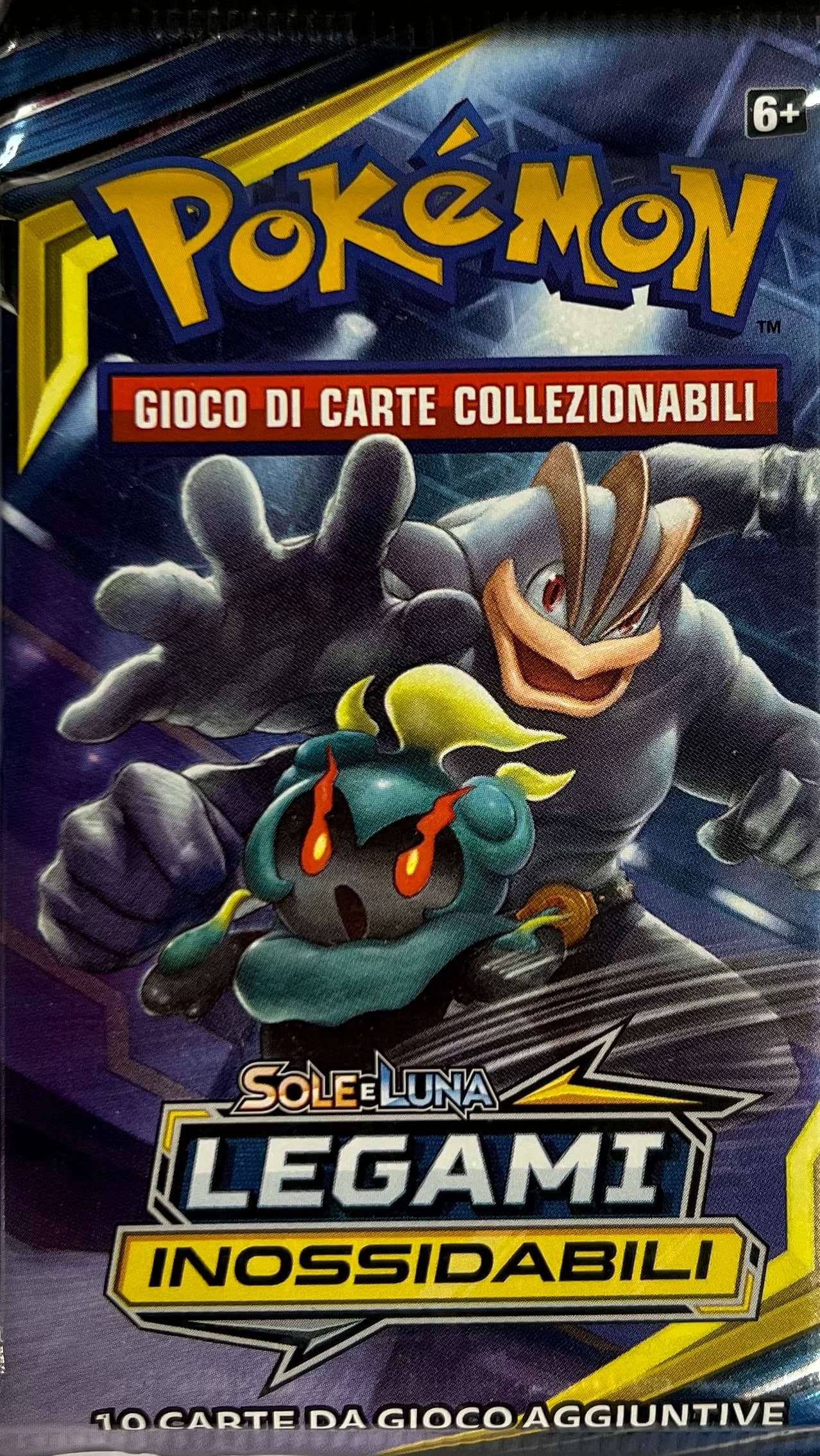 Pokémon Sole e Luna - Legami Inossidabili - Busta 10 Carte (Artwork Machamp)