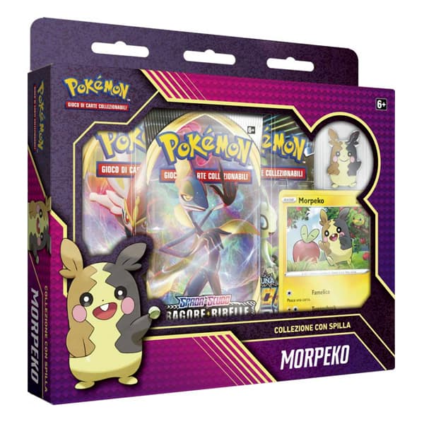 Collezione con Spilla Pin Collection Morpeko