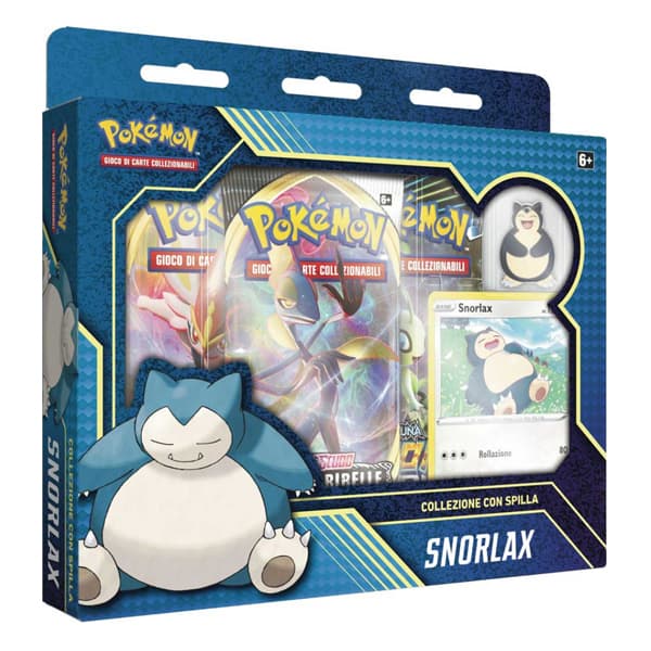 Collezione con Spilla Pin Collection Snorlax