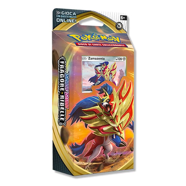Spada e Scudo Fragore Ribelle Deck Mazzo Tematico Zamazenta