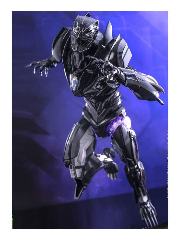 Avengers: Mech Strike Artist Collection Diecast Action Figure Black Panther 35 cm