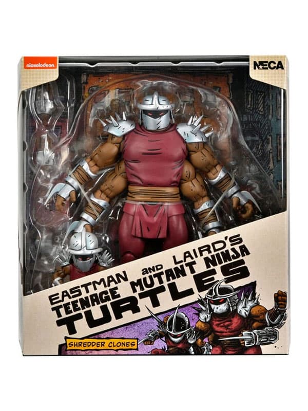 Teenage Mutant Ninja Turtles (Mirage Comics) Action Figure Shredder Clone & Mini Shredder (Deluxe) 18 cm