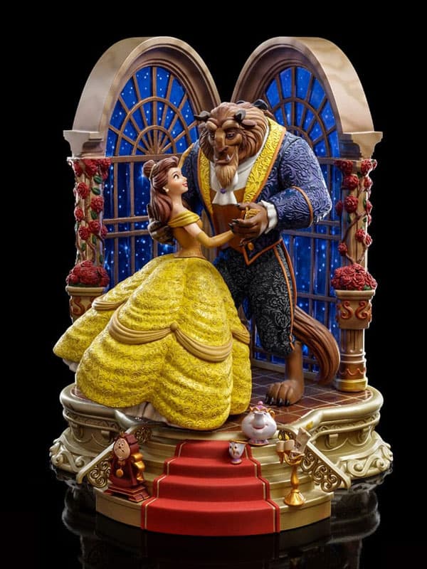 Disney Art Scale Deluxe Statue 1/10 - La Bella e la Bestia 29 cm