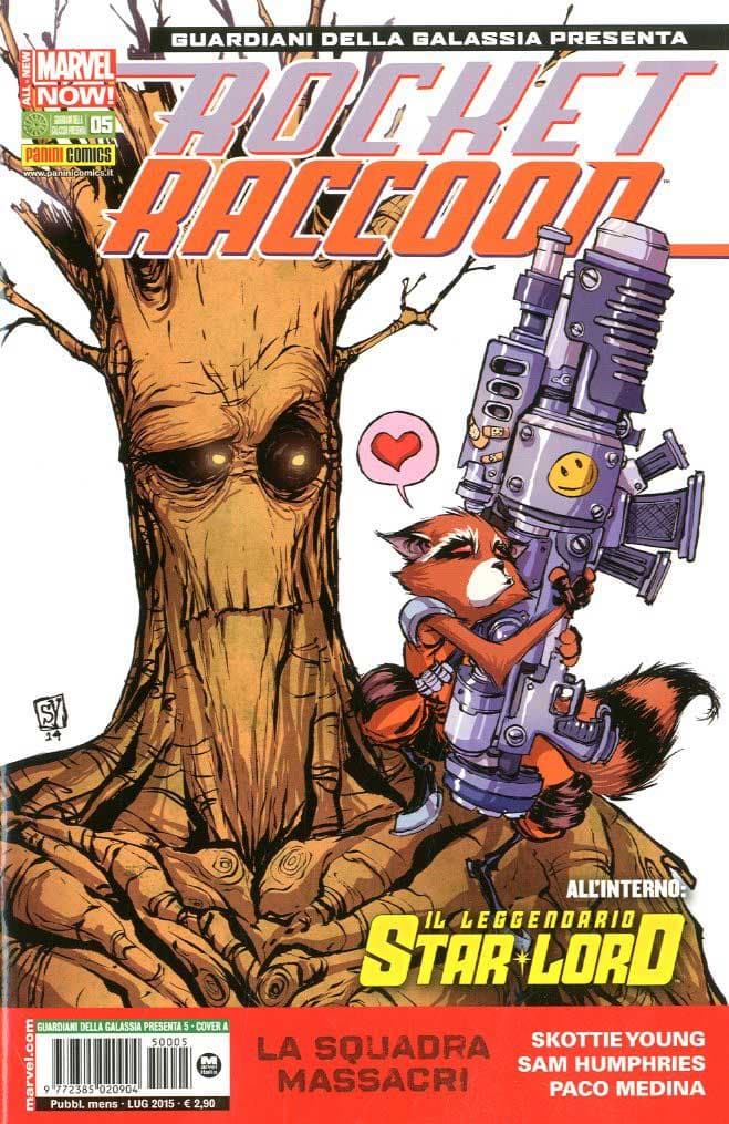 Guardiani della Galassia Presenta 5 - Cover A - Panini Comics - Italiano