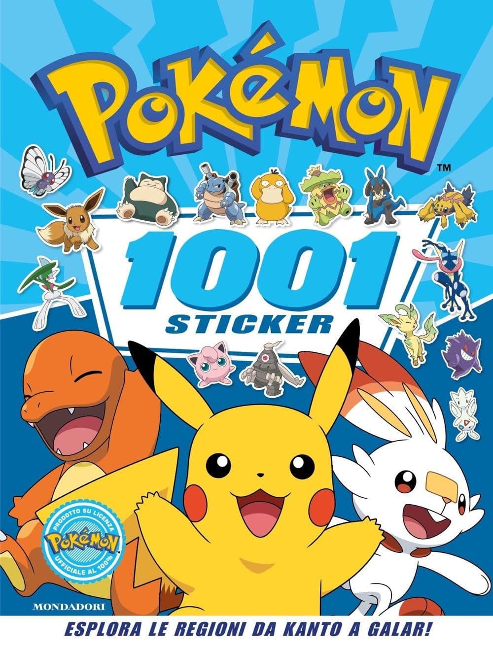 Pokemon - 1001 Sticker - Mondadori - Italiano