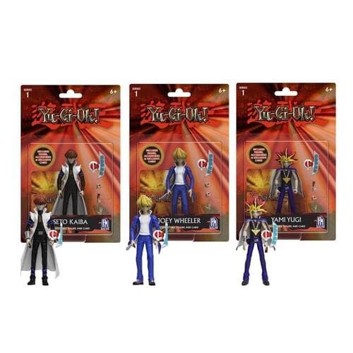 Yu-Gi-Oh! Set 3 Action Figures Yugi Muto Seto Kaiba Joey Wheeler 13cm