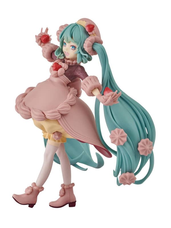 Hatsune Miku - Strawberry Chocolate Short 17 cm - SweetSweets Series PVC Statue