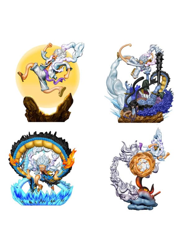 60x30x15 - Petitrama PVC Mini Statue Logbox Re Birth Gear Fifth Special Set 9 cm