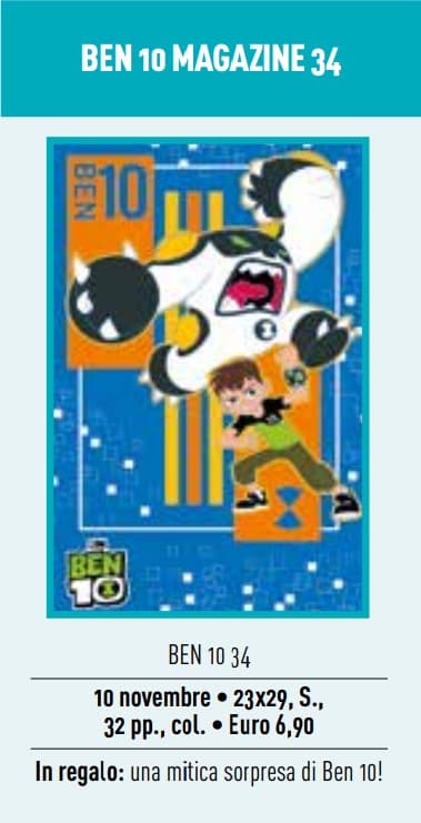 Ben 10 Magazine 17 - Ben 10 34 - Panini Comics - Italiano