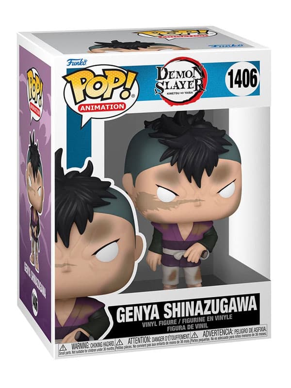 Demon Slayer Kimetsu no Yaiba - Genya Shinazugawa 9 cm - Funko POP! #1406 - Animation