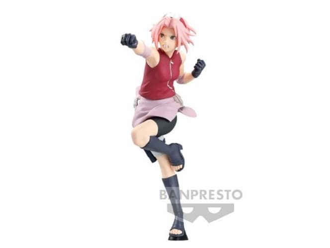 Naruto Shippuden 20th Anniversary Vibration Stars Haruno Sakura and Hyuga Hinata Figure 16 cm Banpresto
