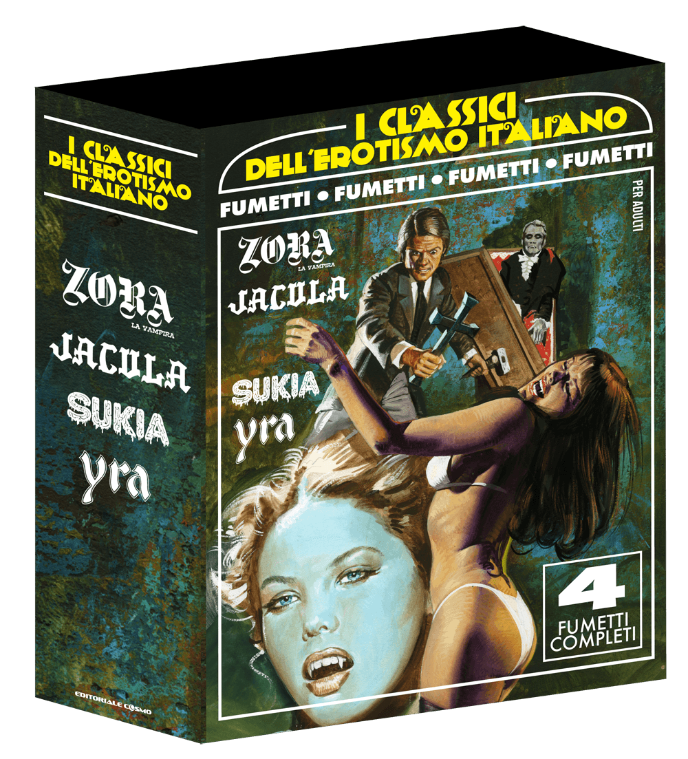 I Classici dell'Erotismo Italiano Cofanetto 1 (Zora 1, Jacula 1, Yra 1 e Sukia 1) - Editoriale Cosmo - Italiano