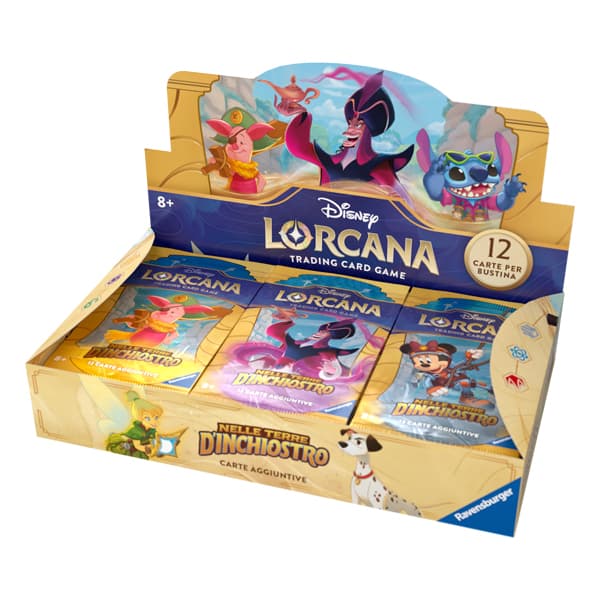 Disney Lorcana - Box 24 Buste - Nelle Terre d'Inchiostro - Into the Inklands - Italiano