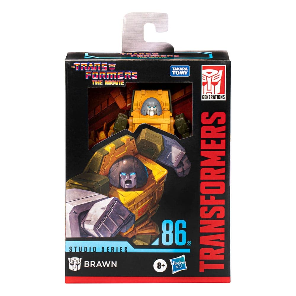 The Transformers: The Movie Generations Studio Series Deluxe Class Action Figure 86-22 Brawn 11 cm