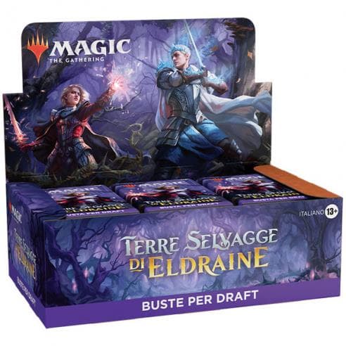 Magic: The Gathering - Terre Selvagge di Eldraine - Wilds of Eldraine - Draft 36 Booster Display - Box 36 Buste per Draft - Italiano